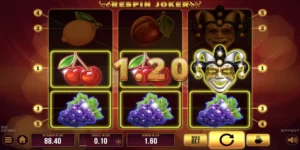 Mehrere Früchte-Symbole führen bei Respin Joker zum Gewinn.