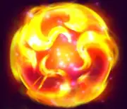 Symbol Fireball bei Fiery Fruits