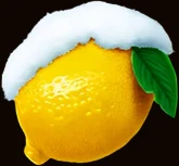 Schneebedeckte Zitrone
