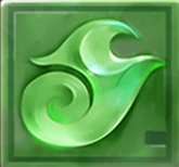 Grünes Symbol