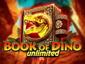 Titelbild zum Slot Book of Dino unlimited