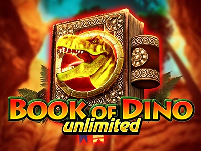 Titelbild zum Slot Book of Dino unlimited