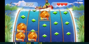 Bonusspiel mit sticky Münzen auf den Walzen