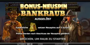 Bonusrunde ausgelöst