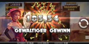 Großer Gewinn von 105,54 Euro