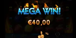 Mega Win von 40 EUR