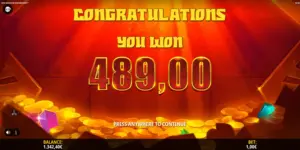 Bonusspiel-Gewinn in Höhe von 489 Euro