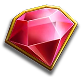 Roter Edelstein
