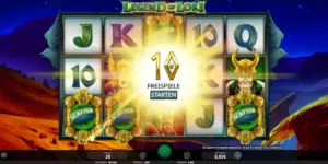 10 Freispiele gewonnen