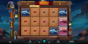 Freispielrunde mit 4 verbleibenden Spins