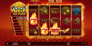 Freispiel 9 von 20 mit Gewinn in Höhe von 22 Euro