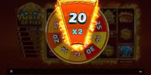 20 Freispiele mit x2 Multiplikator am Freispielrad gewonnen