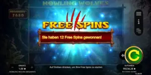 12 Freispiele gewonnen