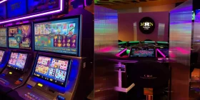 Spielautomaten und Moon Cocktailbar im Casino Mallorca