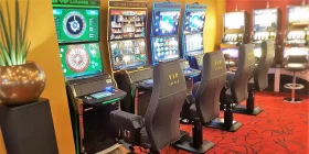 Spielautomaten in der Vip-Lounge der Spielbank Bad Zwischenahn