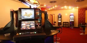 Diverse Spielautomaten in der Spielbank Borkum